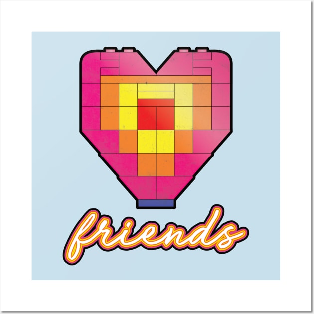 Lego Movie 2 - Heart Friends Wall Art by geekers25